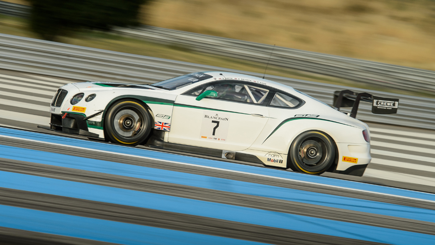 bentley gt3 naim audio partnership - paul ricard