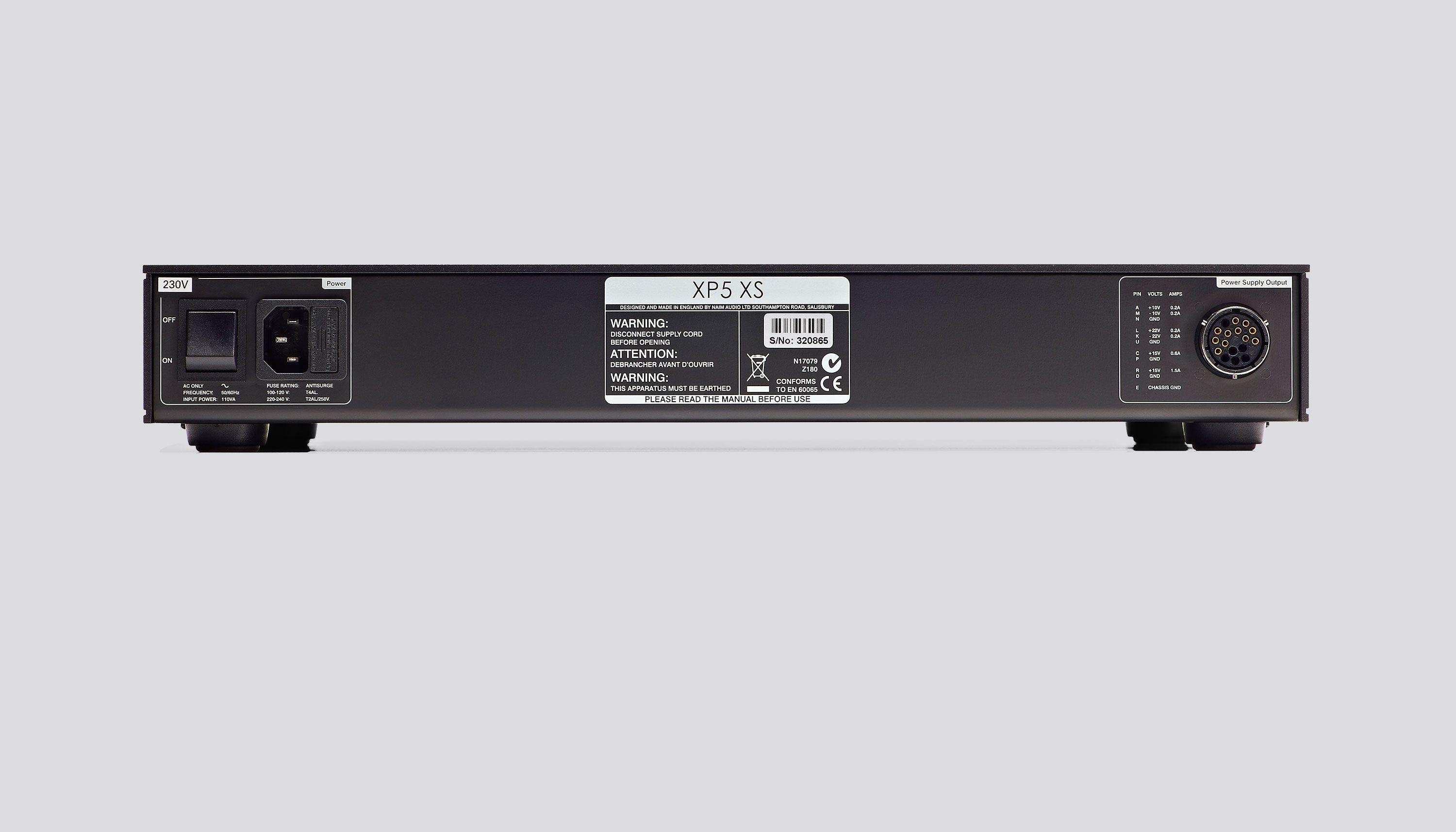 XP5 XS Power Supplier - Rear View XP5 XS Power Supplier - Rear View